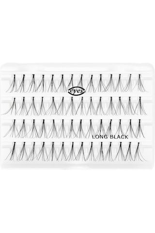 Eyes Tekli Kirpik 56'lı Long Siyah-30