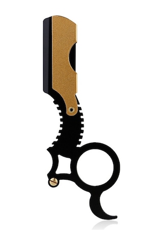 Sones Manuel Erkek Paslanmaz Çelik Halka Tıraş Bıçağı Bıçaksız Altın