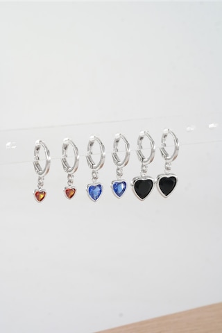 Kadın Vip Ser Kalp Model 6'lı Küpe Seti 001