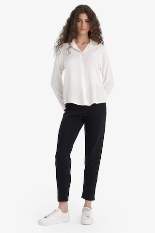 Defacto Comfort Mom Yüksek Bel Bilek Boy Jean Pantolon E9162ax25aunm40 Siyah