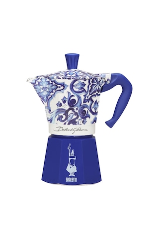 Bialetti Moka Express Dolce Gabbana Akdeniz Mavisi 3 Cup