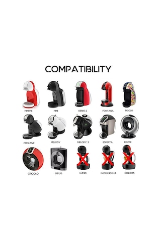 Siyah İ Cafilas Dgpc03 Yeniden Kullanılabilir Doldurulabilir Kahve Kapsül Filtresi Gı Krema Yapımcısı Kahve Makinesi Aks. 56600437