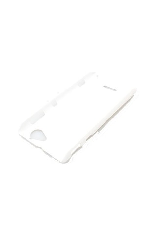 Xperia L İle Uyumlu Sert Kauçuk Kılıf Beyaz