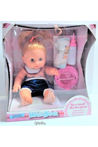 Melis Bebek Oyuncak Altını Islatan Et Bebek Eğitici Oyuncak Bebek