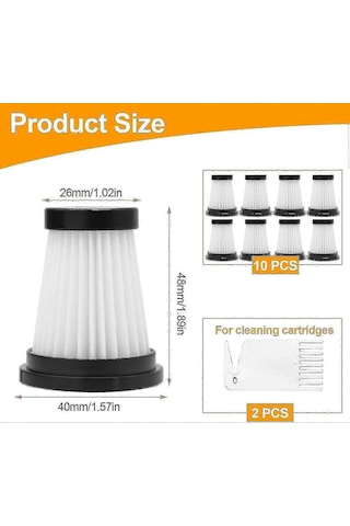 Genius Invictus One 1.0 12'li Paket Hepa Filtre