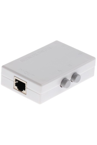 Homyl Mini 2port Manuel Ağ Paylaşım Anahtarı 2ın1 1ın2 Rj45