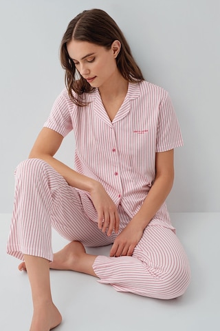 Pierre Cardin Kadın Pembe Gömlek Pijama Takım Pc9204-s-v1 Pembe