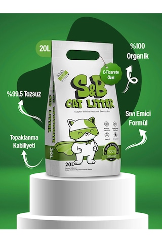 Friends S&B Super Bentonite Natural Topaklaşan Kedi Kumu 20 L