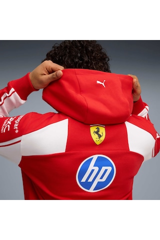 Puma Scuderıa Ferrarı Hp Replıca Unısex Kapüşonlu Sweatshırt 713825 01 Kırmızı