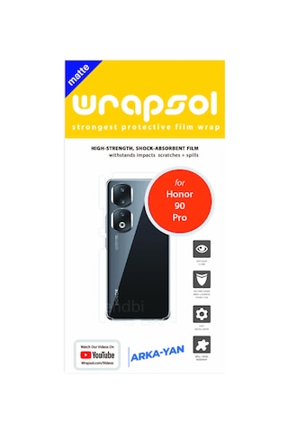 Honor 90 Pro Mat Arka Ve Yan Kaplama Leke Bırakmayan Film
