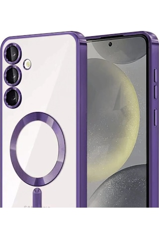 Newface Samsung Galaxy Uyumlu A55 5g Kross Magneticsafe Kapak Semeglbl - 70 - Mor