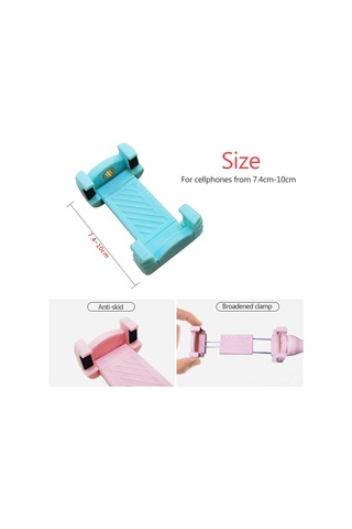 Suofeng Yeşil Kablosuz Telefon Tutucu, 360 Döner, Araç Ve Evde Kullanımı, Anti-kayma, Esnek Kauçuk Ve Metal, 7.4-10cm Telefonlar İçin Yeşil