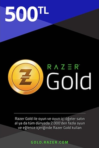 Razer Gold Tr Pin 500 TL