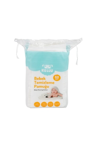 Kujju Bebek Temizleme Pamuğu 60 Adet I42882021ss1