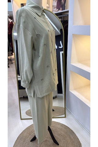 Nuss 1064 Pantolonlu Takım - Golge