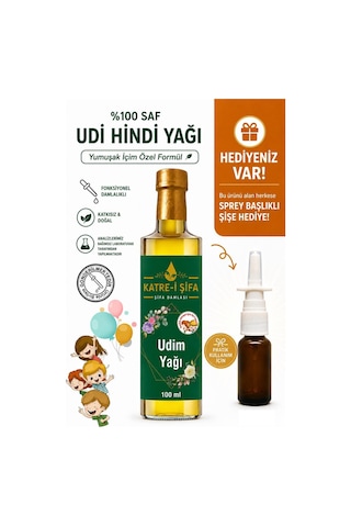Katre-i Şifa Udim Yağı Çocuklar için Yumuşak İçim Udi Hindi Yağı 100 ML