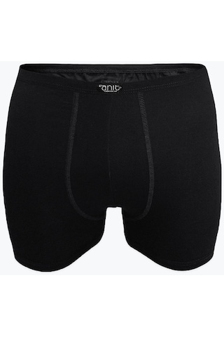 Erkek Siyah 5 Li Likralı Yumuşak Bambu Boxer 5Ant1273 001