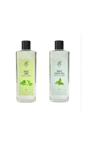 Rebul Green Tea + Lime Kolonya 2 x 250 ML Rebul Green Tea + Lime Kolonya 2 x 250 ML