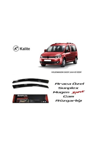 Sunplex 2 Li Volkswagen Caddy 04-11 Ön Mügen Tipi Cam Rüzgarlığ