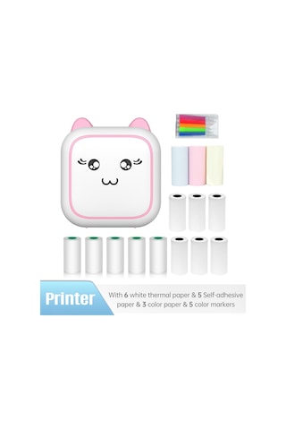 Çok Fonksiyonlu Taşınabilir S-8 Mini Termal Yazıcı
