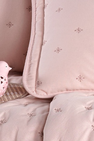 Clasy Aspendos Pudra Çift Kişilik Microfiber Yatak Örtüsü Pudra