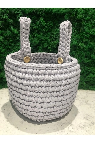 Sialia Knitting Yatak İçin Cep, Asılabilir Örgü Sepetli Düzenleyic 206032395 Gri