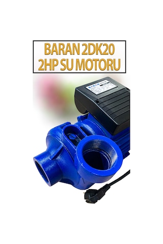 2 Hp 2850 R/min Su Motoru 220 V/50 Hz