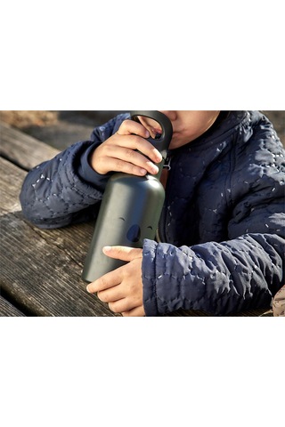 Nuuroo Bertil Pipetli Paslanmaz Çelik Termos Koala Chimera Siyah 350 Ml