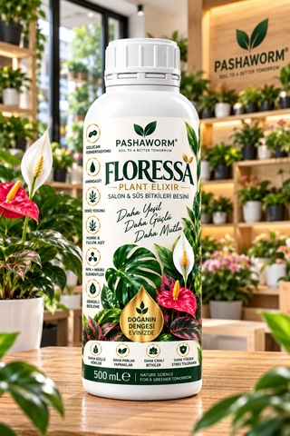 Pashaworm Floressa Salon Ve Süs Bitkileri Besini 500 Ml