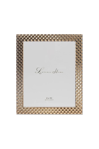 Frames Elmas Desenli Cilalı Metal Resim Çerçevesi, 8x10, Altın