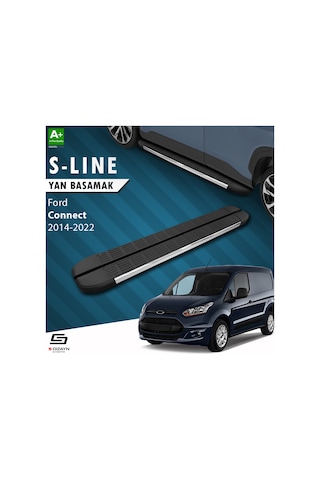 S-dizayn Ford Connect 2 S-line Krom Yan Basamak 183 Cm 2014 Üzeri