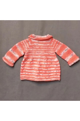 Uretti - Talia 8659 - 8763 El Örgüsü Kız Çocuk Hırka - Şapka - Patik 3'lü Takım - 2 Yaş Yavruağzı