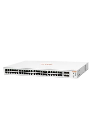 HP Aruba Instant On JL814A 1830-48G 48 Port  Giga Bit 4 Port Gig Switch