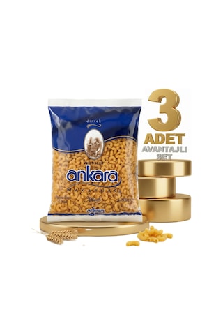 Ankara Makarna Dirsek 3x500 Gr