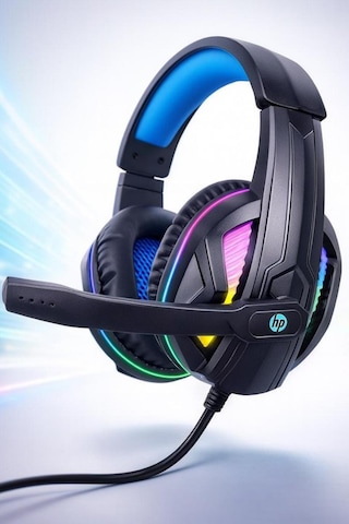 Hp Dhe-8010um Işıklı Mikrofonlu Gaming Oyuncu Kulaklık