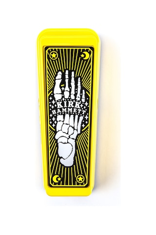 Jim Dunlop Kh95y Kirk Hammett Yellow Sparkle Wah Pedalı