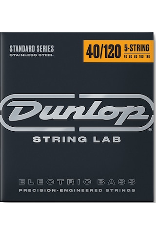 Jim Dunlop Dbs40120 Stainless Steel Long Scale 5-telli Bas Giar Teli 40-120