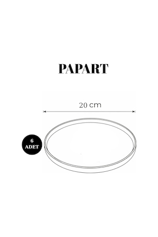 Yeşil Limon 6 Lı Seramik Pasta Ve Servis Tabağı Seti 20 Cm Limon Desenli Akdeniz Sofra Takımı Beyaz