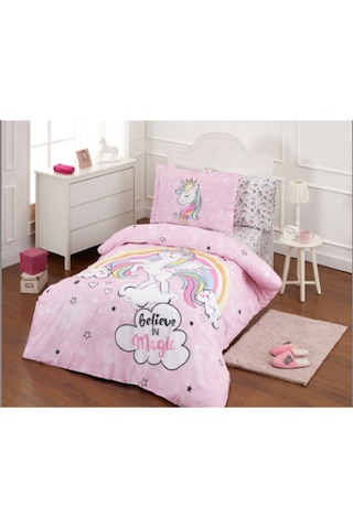 Özdilek Unicorn Tek Kişilik Nevresim Takımı Pembe Özdilek Unicorn Tek Kişilik Nevresim Takımı Pembe