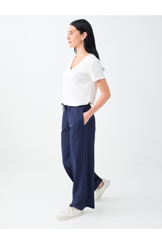 Jimmy Key Jimmy Key Lacivert Cep Detaylı Beli Lastikli Örme Pantolon 6sw186585494