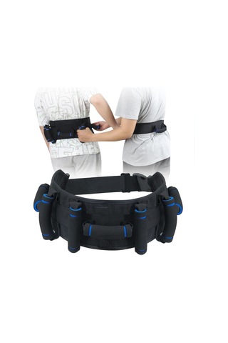 Yifomall Yaşlılar İçin Rehabilitasyon Yardımcı Bel Kemeri, 7 Sponge Kanca İle Çok Açıdan Tutuş, Kalın Dayanıklı Dış Katman, Kayma Önleyici İçi Kıvrımlı Bağ, Hızlı Bağlanıp Çıkar, Yürüyüşe Kolay Destek