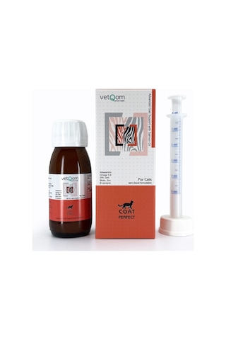 Vetqom Kedi Coat Perfect Deri Ve Tüy Sağlığı 60 ML