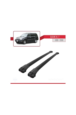 Suzuki Xl-7 1999-2006 Arası İle Uyumlu Ace-1 Ara Atkı Tavan Barı Siyah