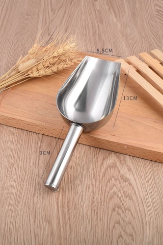 Çelik 13 Cm Baharat Kuruyemiş Bakliyat Erzak Küreği Cin794