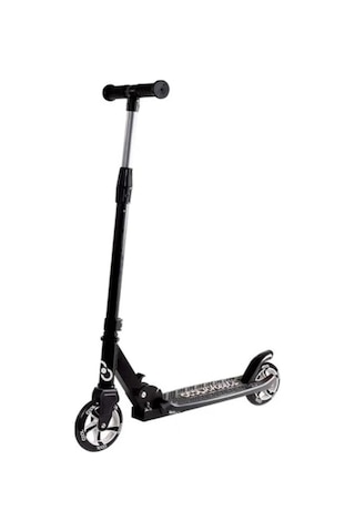 2 Tekerlekli Scooter Neon Katlanır Frenli 8yaş Scoter Yükseklik Ayarlı Çocuk Scooter Siyah