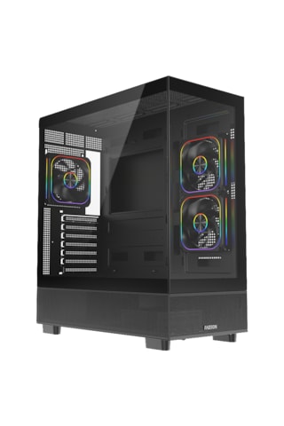 Fazeon F17 1000w 80+ Bronze Pcıe Gen5.1 Argb 3x120mm Fanlı Atx Siyah Gamıng Kasa