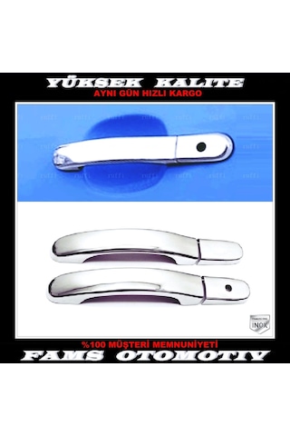 Ford Fiesta Van Krom Kapı Kolu 2 Kapı 2002-2008 P. Çelik