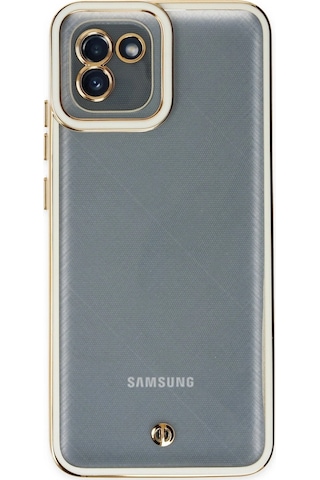 Cosmotex Newface Samsung Galaxy A03 Kılıf Liva Lens Silikon - Beyaz