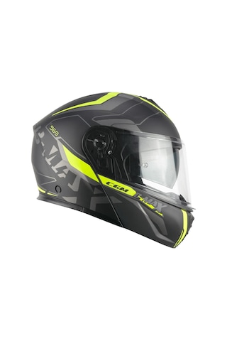 Cgm 569g C-max Cıty Çene Açılır Kask Siyah/sarı-l