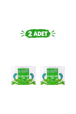 Rosemix - 405 - - Çay Ağacı Sabunu Kutulu 90 Gr - 2 Adetlik - Shophnrl - Set Ürün Diğer